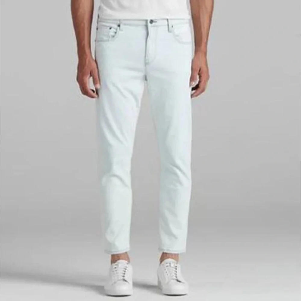 Edwin NWT Maddox Slim Crop Jeans In Outcast Size 38 Denim Mid Rise Stretch